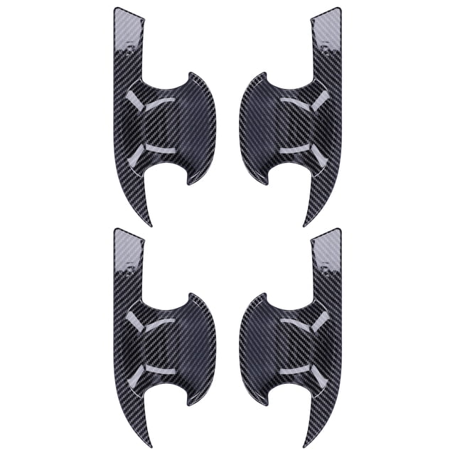 Manija De Puerta De Coche, Cubierta De Copa De Cuenco, Decoración De Estilo De Fibra De Carbono, Compatible Con 2019-2021