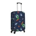 thumbnail image 3 of Easygdp Dinosaur Astronaut Space Surfing Double-Sided Printed Elastic Suitcase Protective Cover,Invisible Zipper, Business Trip Luggage Cases,Washable And Resistant To Falling -Small, 3 of 9