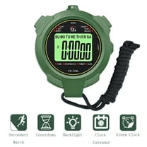 Digital Stopwatch Handheld LCD Sports Stopwatch Waterproof Training Timer Electronic Outdoor Running Chronograph Stop Watch