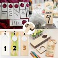 thumbnail image 4 of 20PC Unfinished Wood Door Knob Hanger Door Knob Signs for Painting DIY Craft Home Office Hotel Decoration Business Use F, 4 of 5