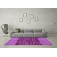 thumbnail image 3 of Ahgly Company Indoor Round Abstract Pink Modern Area Rugs, 7' Round, 3 of 4