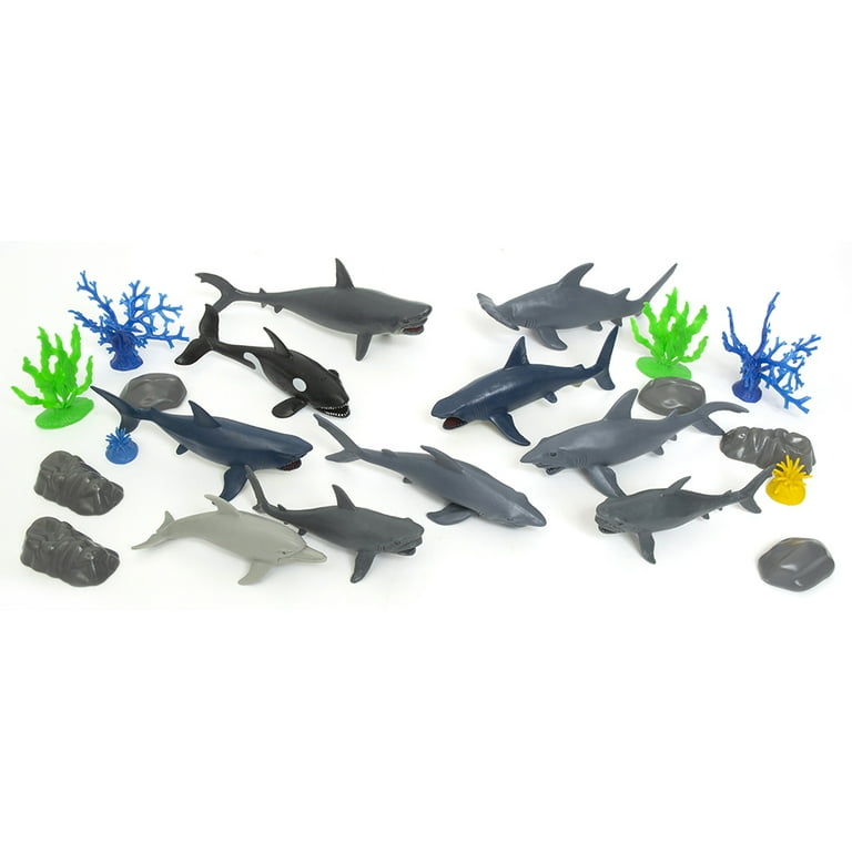 Zoo Troop Ocean Life Adventure Bucket – 40-Piece Sea Creature Play