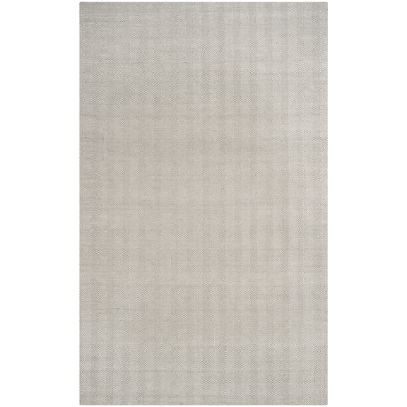 SAFAVIEH Marbella Pompeii Chevron Area Rug, Silver, 5' x 8'