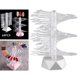 thumbnail image 5 of Estante de exhibición de uñas postizas, herramientas de práctica, muestras de uñas, muestras con 60 puntas, gris Base trapezoidal gris jinwen Soporte de exhibición de arte de uñas, 5 of 8
