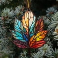thumbnail image 5 of Fall Leaves Ornaments,2D Acrylic Maple Leaves Window Hanging Decor Fall Ornaments,Colorful Acrylic Hanging Decor Fall Leaves Ornaments for Small Tree, Window, Autumn Home Decoration,E, 5 of 5