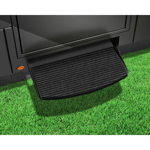 Tapis d'Entrée de Gamme 2-0430 22 Pouces de Largeur; Universel Fit; Noir Charbon de Bois