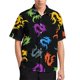 thumbnail image 3 of Camisa hawaiana con estampado de dragón en 3D para hombre, camisa elegante de manga corta de gran tamaño de verano, camisetas casuales transpirables, camisas, 3 of 5
