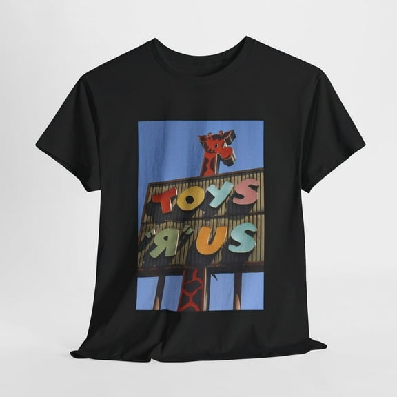 Toys r us T-shirt vintage retro logo graphic gaming art Unisex Heavy Cotton Tee
