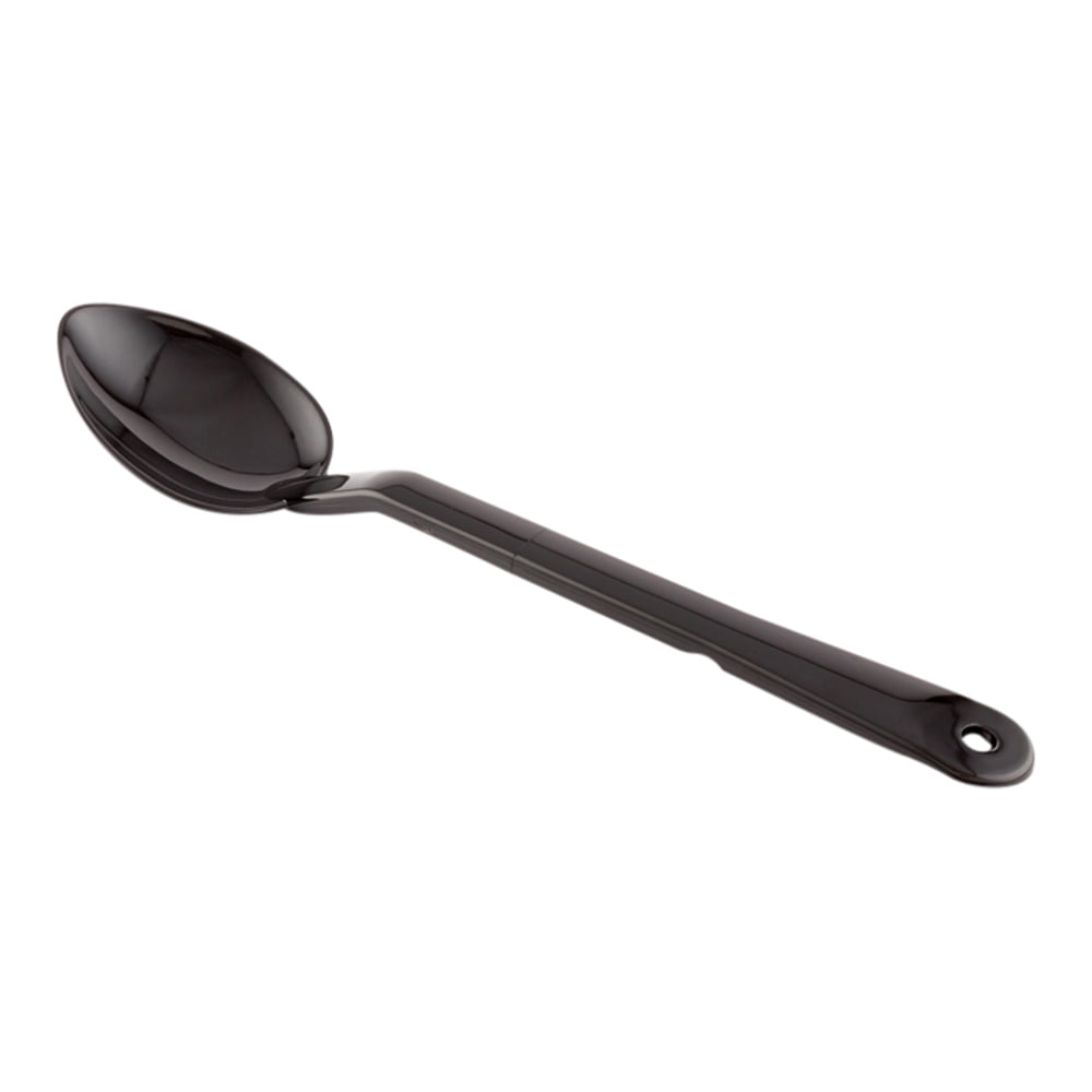 2 oz Black Plastic Catering Spoon Solid 13" 1 count box Walmart