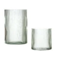 thumbnail image 5 of Better Homes & Gardens Green Glass Ribbed Hurricane Candle Holder, 8", Large, Living Room, 5 of 5