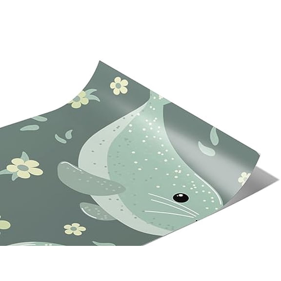 Rwraps Mammal Simple Seals Gloss Vinyl Film Wrap 59in x 6in Vinyl Vehicle Car Film Sheet Roll