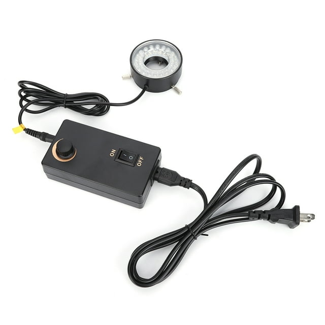 Microscope LED Light, LED Ring Light, Anti-Aging Built-In Led Lights Energy Saving For Human Body Microscope Monocular Video Microscope US Plug 100-240V,EU Plug 100-240V