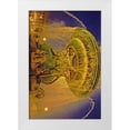 thumbnail image 3 of Maureen Love 23x32 White Modern Wood Framed Wall Art Titled - Golden Fountain I, 3 of 5