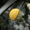thumbnail image 6 of Loyerfyivos 3-D Car Cool Stickers,3D Prank Tricky Creative Glass Window Stickers,3D Simulation Golf/Baseball Break Glass Car Window Sticker,Car's Window was Broken by The Ball - Basketball, 6 of 9