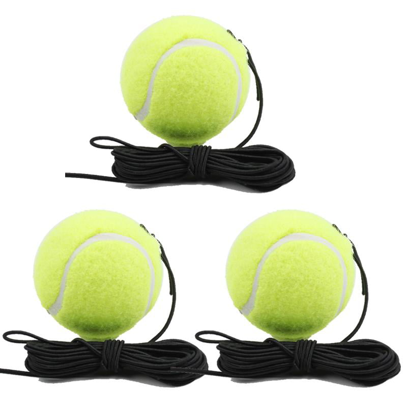 Tennis Trainer Rebound Ball Training Tool3 Elastic String Balls*Value Set 