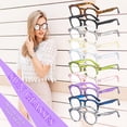 thumbnail image 3 of Kyusrd Summer Outdoor Patio Deals！Irregular Fashion Anti-Blue Light Flat Mirror Multicolor Full Frame Glass, 3 of 3