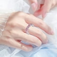 thumbnail image 6 of YYKihy Cubic Zirconia Colorful Rainbow Ring Multi Color Gemstone Ring Jewelry, 6 of 6