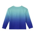 thumbnail image 4 of Drmagiyhm Girls Long Sleeve Tops Size 10-12 Basic Shirt Solid Color Tshirts Casual Crewneck Stylish Little Girl Comfy Fall Tops, Tees & Blouses Blue 4-5 Years, 4 of 4