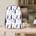 thumbnail image 5 of Kdxio Lavender Flowers Clear Backpack, Transparent Bookbag for School for Women Men, Capacity Clear Bag for College, Travel, 5 of 7