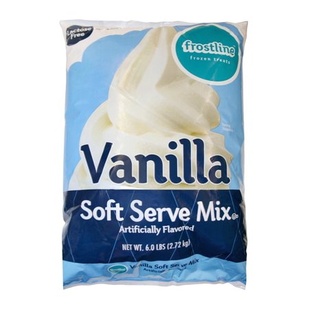 Frostline Vanilla Soft Serve Ice Cream Mix, 6 Pounds