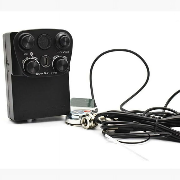 Guitar Resonance Pickup Technology Guitar Digital Preamp with Reverb Chorus Delay and Mic Guitar Preamp