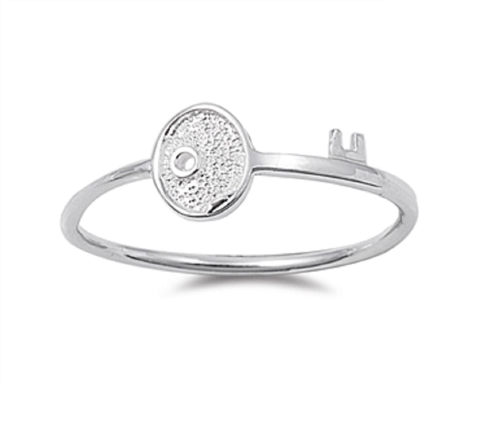 925 Sterling Silver Master Key Ring Size 10