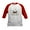 Red/White, variant on CafePress - MOUNTAIN MAMMA Baseball Jersey - Kids Cotton Baseball Jersey, 3/4 Sleeve Shirt