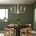 thumbnail image 6 of 52526WH Kichler Lighting Deela - 8 Light Chandelier-27 Inches Tall and 36 Inches Wide-White Finish, 6 of 12