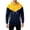 Yellow, variant on Qgtaibl Mens Hooded Pullover Casual Color Block Drawstring Hoodie with Pockets Soft Loose Fit Streetwear Long Sleeve Sweatshirt Red M