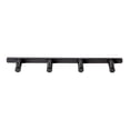 thumbnail image 3 of ALFI AB9528-BM Wall Mounted 4 Prong Robe & Towel Hook, Black Matte, 3 of 5