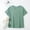 Green, variant on Summer Ladies' Solid Color Contrast Top Layering Long Sleeve Soft Shirt Women Womens Long Sleeve Shirts Light Long Sleeve Women Athletic Top Oversized Tee for Women Womens Active Short Sleeve Work