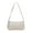 White, variant on Shoulder Bag for Women Leather Clutches Purses Hoboes Handbag with Zipper Closure Evening Underarm Purse Commuting Bags