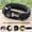 black, variant on 5-in-1 Outdoor Survival Bracelet 7-Core Adjustable Paracord Compass Whistle Fire Starter Aluminum Cutting Knife
