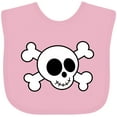 thumbnail image 3 of Inktastic Fun Skull and Crossbones Boys or Girls Baby Bib, 3 of 4