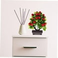 thumbnail image 6 of ERTZAE Artificial Cherry Bonsai Potted Plant – Home Desk Kitchen Decor Plant,Realistic Plastic Small Bonsai,Low-Maintenance Room Ornament,Decorative Potted Plant,Multi-Scene Indoor Decor, 6 of 9
