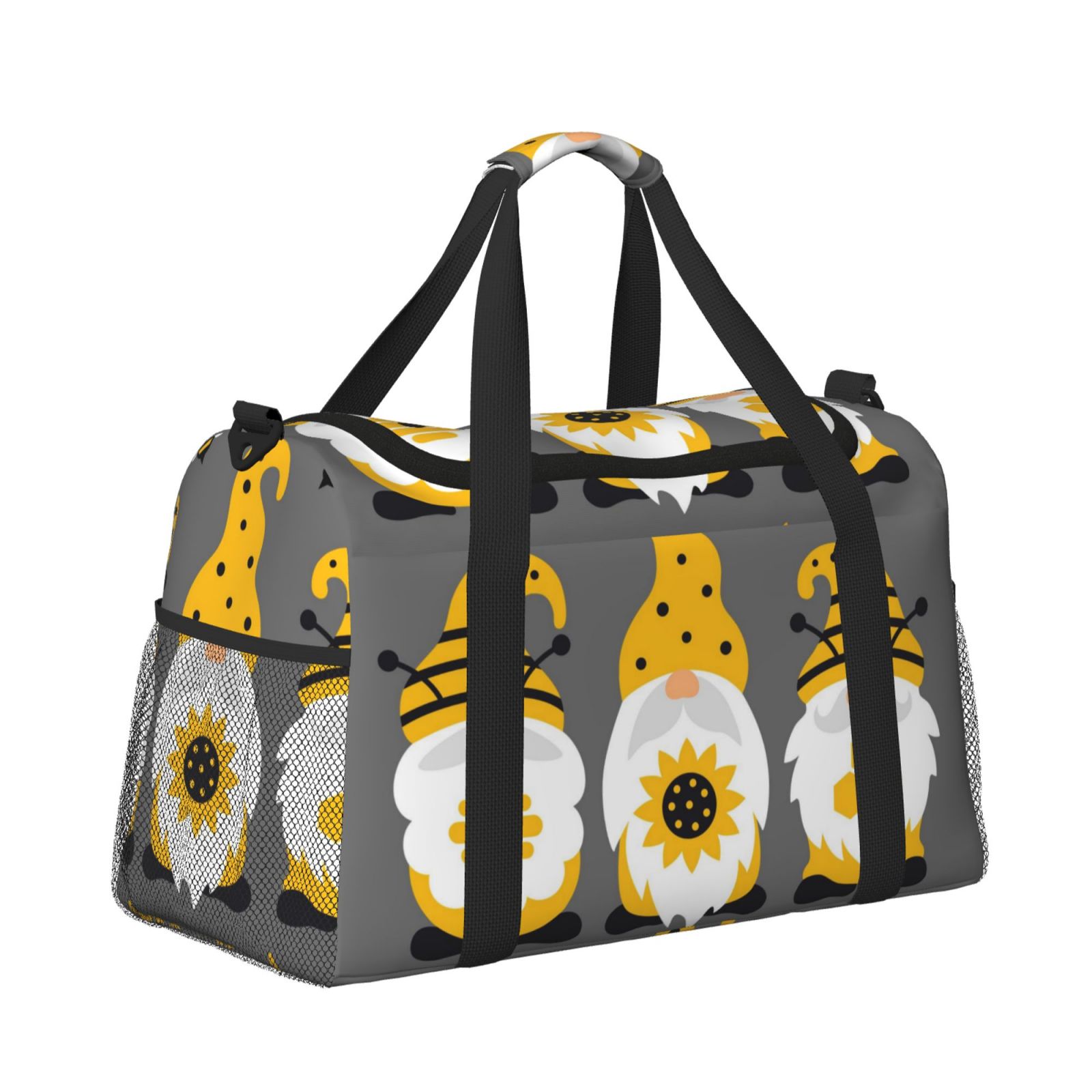 Fuzoiu Bee Kind Print Travel Duffle Bag,Carry On Tote Bags,Duffel Bag,Sport Gym Bag, Hospital Bag for Labor and Delivery, Overnight Bag,Luggage Bag