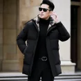thumbnail image 3 of Chaqueta larga de plumón con relleno de plumón de pato 2024, chaqueta de invierno cálida de marca para hombre, abrigos acolchados para hombre, ropa para hombre, 3 of 5