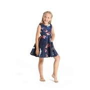 HAWAII HANGOVER Girl Hawaiian Vintage Fit and Flare Dress in Christmas Santa in Hawaii