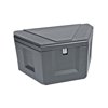 Dee Zee DZ91717P Poly Plastic Triangle Trailer Tongue Storage Box Steel Hasp