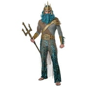 Poseidon / Neptune, God Of The Sea Adult Costume Size: Medium