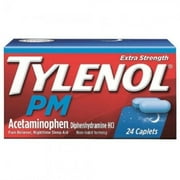 TYLENOL Extra Strength PM Caplets 24 ea 500MG/25MG