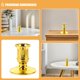 thumbnail image 3 of YSNOOWE 16Ud Pedestal Para Velas De Plástico Dorado Con Sofisticado Para Eventos Y Hogar, 3 of 7