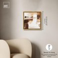 thumbnail image 5 of Espresso Canvas Colorful Abstract Wall Art by Art Remedy, Gold Frame, 16" x 16", 5 of 7