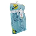 thumbnail image 2 of Disney Toy Story Aqua, Lime and Orange Buzz Lightyear Baby Blanket, 2 of 7