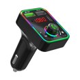 thumbnail image 3 of Binmer 20W Car Bluetooth 5.0 Wireless Handsfree Car FM Transmitter Receiver Radio MP3 Adapter Player, 3 of 9