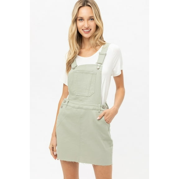 Square Neck Adjustable Shoulder Straps Dress L