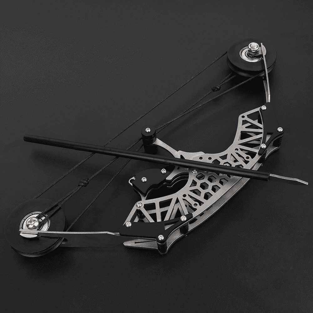 AME 8.6" Mini Compound Bow Kit Archery Toy Arrows Target Shooting Children Gift Bow (12pcs Arrows)