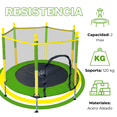thumbnail image 2 of COOLSHT Trampolín Brincolín Para Niños 1.40 M Diámetro, 2 of 5