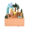 thumbnail image 3 of Caja musical de madera, decoración, accesorios, reproducción de melodía, adorno creativo y lindo para escritorio, centro de mesa para oficina,, 3 of 9