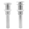 thumbnail image 4 of Novatto NP-01141MBN Modern Matte Black Porcelain Vessel Sink Set with Brushed Nickel Drain, 4 of 4